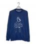 Hysteric Glamour（ヒステリックグラマー）の古着「VIXEN GIRLジャカードセーター」｜ネイビー