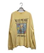 Hysteric Glamourヒステリックグラマー）の古着「KISS MY ASS Tシャツ」｜イエロー