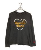 HUMAN MADEヒューマンメイド）の古着「GRAPHIC L/S T-SHIRT」｜ブラック