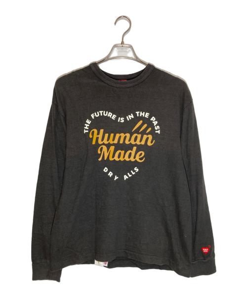 HUMAN MADE（ヒューマンメイド）HUMAN MADE (ヒューマンメイド) GRAPHIC L/S T-SHIRT ブラック サイズ:Lの古着・服飾アイテム