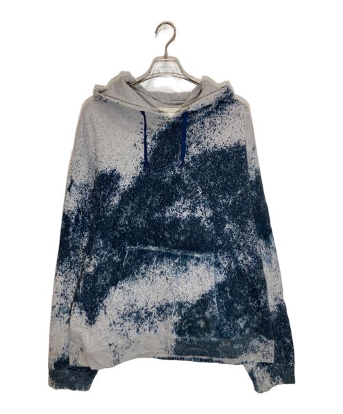 NOMA t.d.（ノーマティーディー）NOMA t.d. (ノーマティーディー) Hand Dyed Twist Parka グレー×ネイビー サイズ:4の古着・服飾アイテム