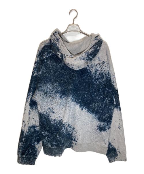 NOMA t.d.（ノーマティーディー）NOMA t.d. (ノーマティーディー) Hand Dyed Twist Parka グレー×ネイビー サイズ:4の古着・服飾アイテム