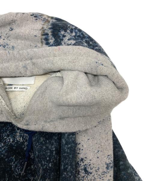 NOMA t.d.（ノーマティーディー）NOMA t.d. (ノーマティーディー) Hand Dyed Twist Parka グレー×ネイビー サイズ:4の古着・服飾アイテム