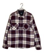 stussyステューシー）の古着「Max Plaid Quilted Shirt」｜ボルドー×ホワイト