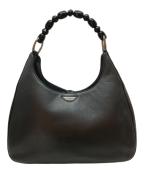 Christian Diorクリスチャン ディオール）の古着「PEARL MALICE LEATHER HOBO」｜ブラック