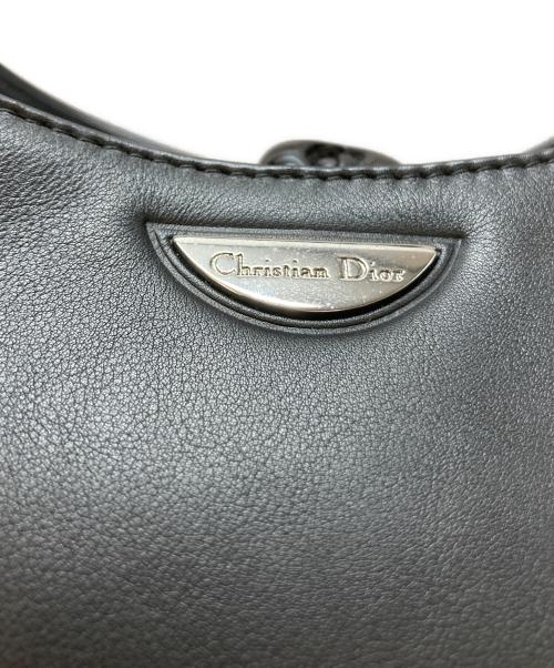 Christian Dior（クリスチャン ディオール）Christian Dior (クリスチャン ディオール) PEARL MALICE LEATHER HOBO ブラック サイズ:-の古着・服飾アイテム