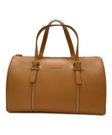 BURBERRY（バーバリー）の古着「裏地ノバチェックレザーミニボストンバッグ」｜ベージュ