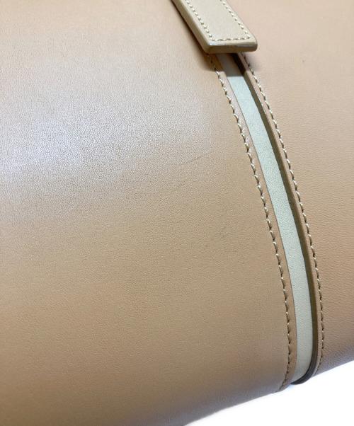 BURBERRY（バーバリー）BURBERRY (バーバリー) 裏地ノバチェックレザーミニボストンバッグ ベージュの古着・服飾アイテム