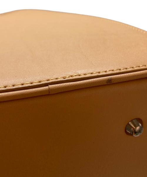 BURBERRY（バーバリー）BURBERRY (バーバリー) 裏地ノバチェックレザーミニボストンバッグ ベージュの古着・服飾アイテム