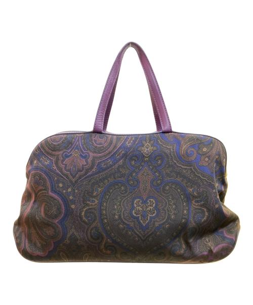 ETRO（エトロ）ETRO (エトロ) ペイズリー柄ハンドバッグ パープル サイズ:-の古着・服飾アイテム