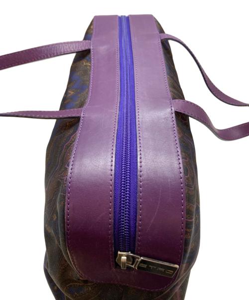 ETRO（エトロ）ETRO (エトロ) ペイズリー柄ハンドバッグ パープル サイズ:-の古着・服飾アイテム