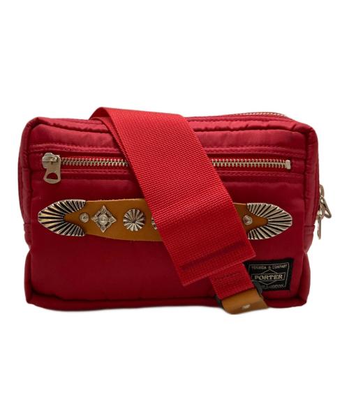 PORTER（ポーター）PORTER (ポーター) TOGA PULLA (トーガ プルラ) BELT BAG レッド サイズ:-の古着・服飾アイテム