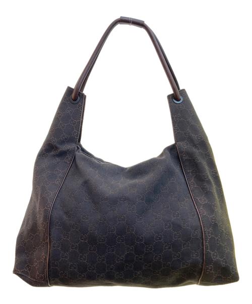 GUCCI（グッチ）GUCCI (グッチ) GGキャンバスワンショルダーバッグ ブラウン サイズ:-の古着・服飾アイテム