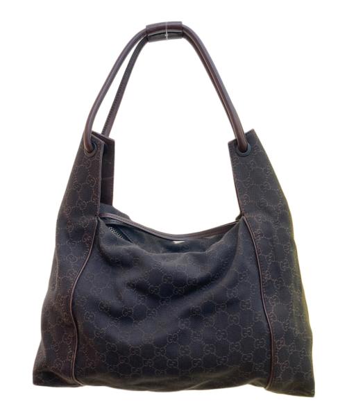 GUCCI（グッチ）GUCCI (グッチ) GGキャンバスワンショルダーバッグ ブラウン サイズ:-の古着・服飾アイテム