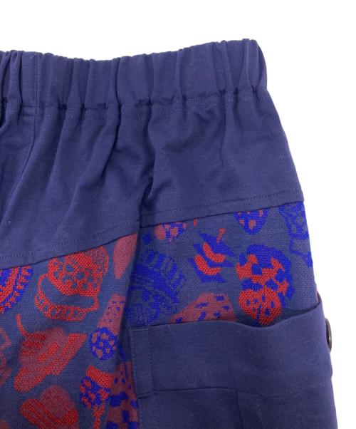 ann吉（アンキチ）ann吉 (アンキチ) 刺繍デザインセットアップ レッド×ネイビー サイズ:38の古着・服飾アイテム