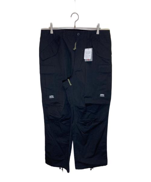 SAPEur（サプール）SAPEur (サプール) カーゴパンツ ブラック サイズ:XLの古着・服飾アイテム