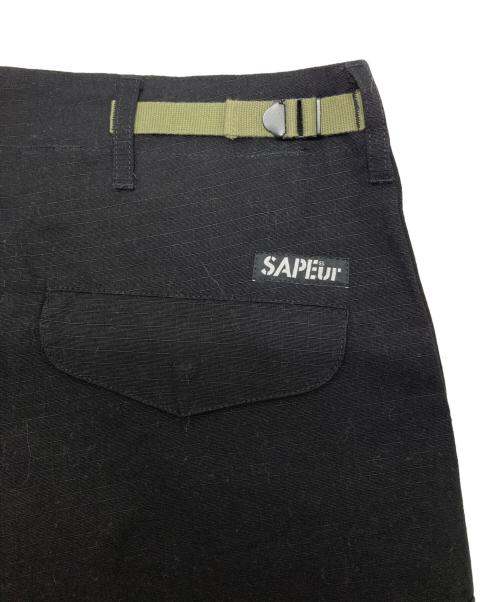 SAPEur（サプール）SAPEur (サプール) カーゴパンツ ブラック サイズ:XLの古着・服飾アイテム