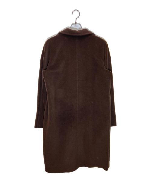 MaxMara（マックスマーラ）MaxMara (マックスマーラ) ウールカシミヤコート ブラウン サイズ:SIZE J 42の古着・服飾アイテム
