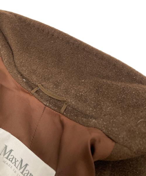 MaxMara（マックスマーラ）MaxMara (マックスマーラ) ウールカシミヤコート ブラウン サイズ:SIZE J 42の古着・服飾アイテム