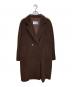 MaxMara（マックスマーラ）の古着「ウールカシミヤコート」｜ブラウン