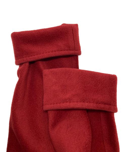MaxMara（マックスマーラ）MaxMara (マックスマーラ) ベルト付キャメルコート レッド サイズ:SIZE J42の古着・服飾アイテム