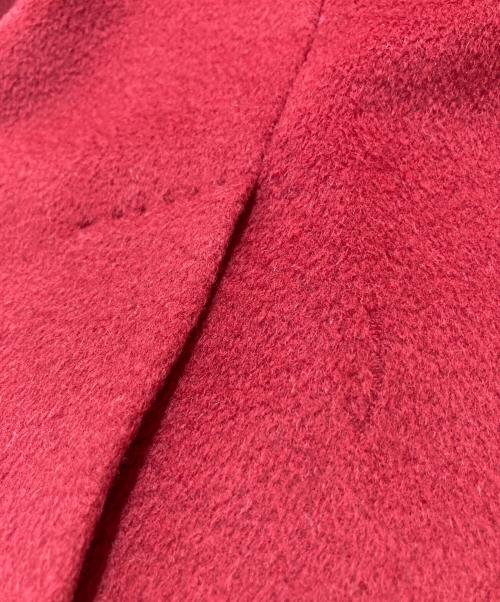 MaxMara（マックスマーラ）MaxMara (マックスマーラ) ベルト付キャメルコート レッド サイズ:SIZE J42の古着・服飾アイテム