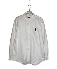POLO RALPH LAUREN（ポロ・ラルフローレン）の古着「ポロベアオックスフォードシャツ」｜ホワイト