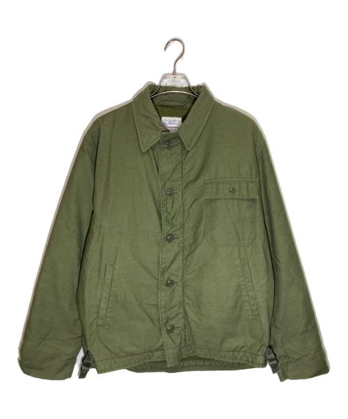 US ARMY（ユーエスアーミー）US ARMY (ユーエスアーミー) A-2デッキジャケット オリーブ サイズ:Lの古着・服飾アイテム
