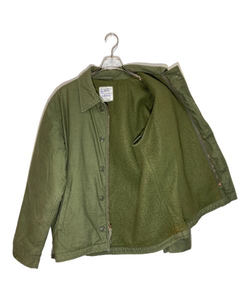 US ARMY（ユーエスアーミー）US ARMY (ユーエスアーミー) A-2デッキジャケット オリーブ サイズ:Lの古着・服飾アイテム