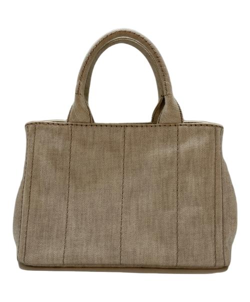 PRADA（プラダ）PRADA (プラダ) カナパ2WAYデニムトートバッグ グレー サイズ:-の古着・服飾アイテム