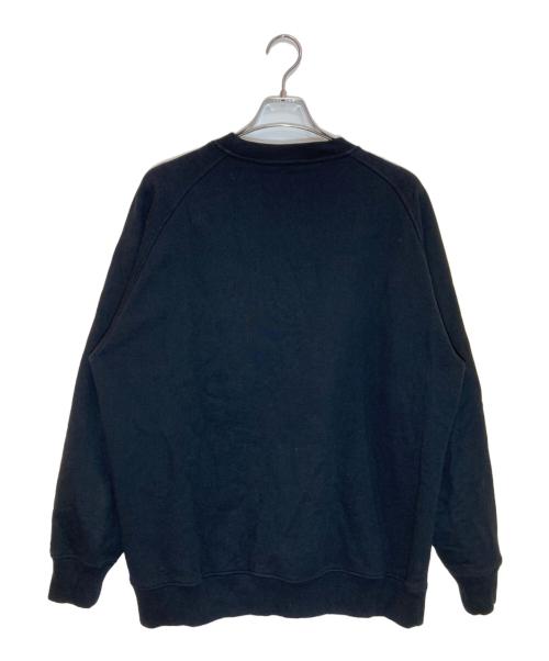 COMOLI（コモリ）COMOLI (コモリ) コットン裏毛 クルーネックスウェット ブラック サイズ:3の古着・服飾アイテム