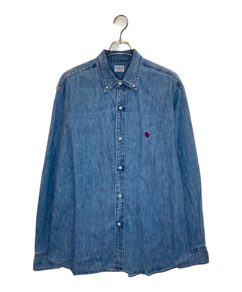 STANDARD CALIFORNIA（スタンダードカリフォルニア）STANDARD CALIFORNIA (スタンダードカリフォルニア) SD Denim Button-Down Shirt Vintage Wash インディゴ サイズ:XLの古着・服飾アイテム