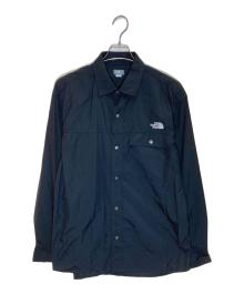 THE NORTH FACE（ザ ノース フェイス）の古着「Nuptse shirt」｜ブラック