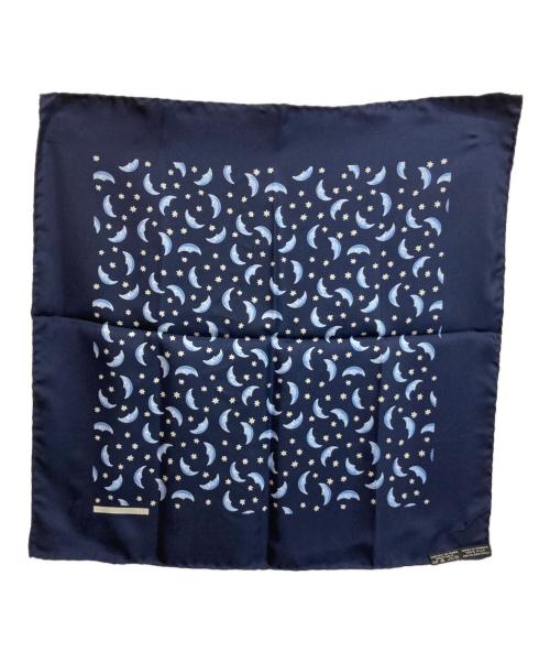 HERMES（エルメス）HERMES (エルメス) カレ40 ムーンスター ネイビー サイズ:-の古着・服飾アイテム