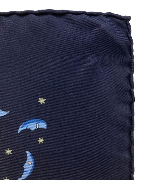 HERMES（エルメス）HERMES (エルメス) カレ40 ムーンスター ネイビー サイズ:-の古着・服飾アイテム