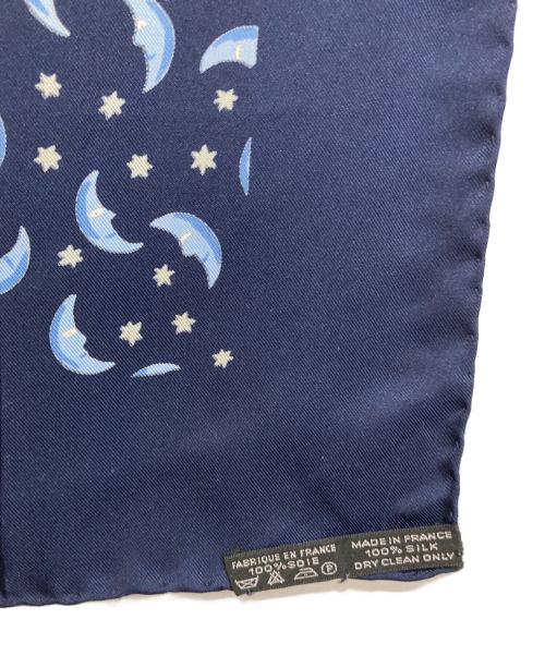 HERMES（エルメス）HERMES (エルメス) カレ40 ムーンスター ネイビー サイズ:-の古着・服飾アイテム