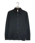 SHINYA KOZUKAシンヤコズカ）の古着「UPCYCLED HENRY CUFFS SHIRT」｜ブラック