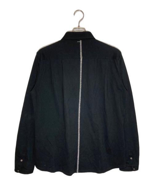 SHINYA KOZUKA（シンヤコズカ）SHINYA KOZUKA (シンヤコズカ) UPCYCLED HENRY CUFFS SHIRT ブラック サイズ:Sの古着・服飾アイテム