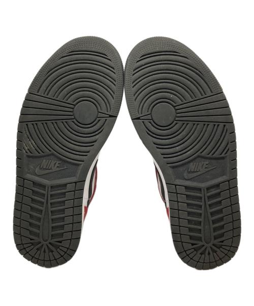 NIKE（ナイキ）NIKE (ナイキ) AIR JORDAN 1 MID レッド×ホワイト サイズ:SIZE 27cmの古着・服飾アイテム