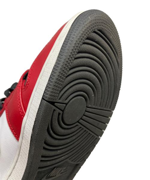 NIKE（ナイキ）NIKE (ナイキ) AIR JORDAN 1 MID レッド×ホワイト サイズ:SIZE 27cmの古着・服飾アイテム