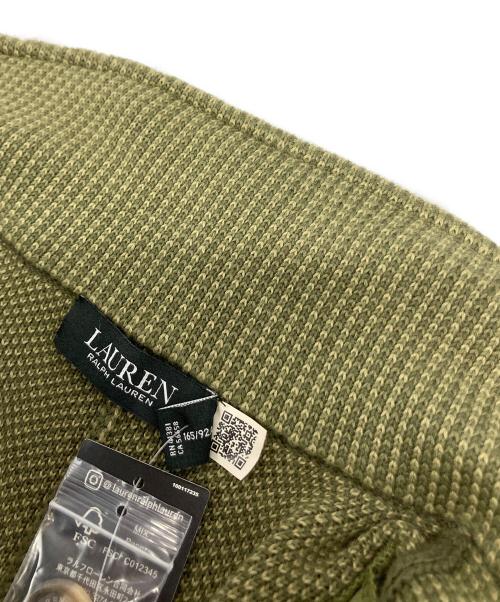LAUREN RALPH LAUREN（ローレン ラルフ ローレン）LAUREN RALPH LAUREN (ローレン ラルフ ローレン) COTTON JUMPER BLAZER グリーン サイズ:Ⅿ 未使用品の古着・服飾アイテム