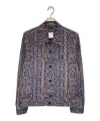 PAUL SMITHポールスミス）の古着「ペイズリー柄ワークトラッカージャケット」｜マルチカラー
