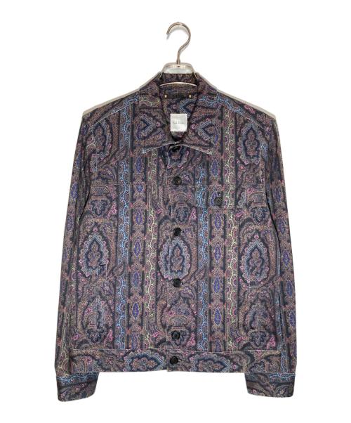 PAUL SMITH（ポールスミス）PAUL SMITH (ポールスミス) ペイズリー柄ワークトラッカージャケット マルチカラー サイズ:Lの古着・服飾アイテム