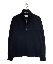 THE RERACS（ザ リラクス）の古着「HALF ZIP STAND COLLAR PO」｜ブラック
