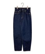 D.M.Gディーエムジー）の古着「カーブラインデニムパンツ」｜インディゴ