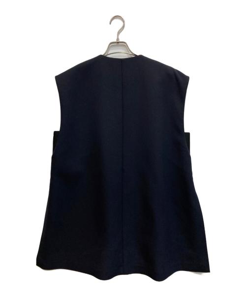LE PHIL（ル フィル）LE PHIL (ル フィル) マトラッセトリプルクロスジレブラウス ネイビー サイズ:Freeの古着・服飾アイテム