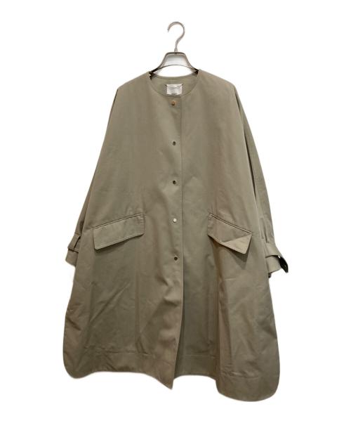ebure（エブール）ebure (エブール) ハイカウントコットンツイルコート ベージュ サイズ:SIZE 36の古着・服飾アイテム
