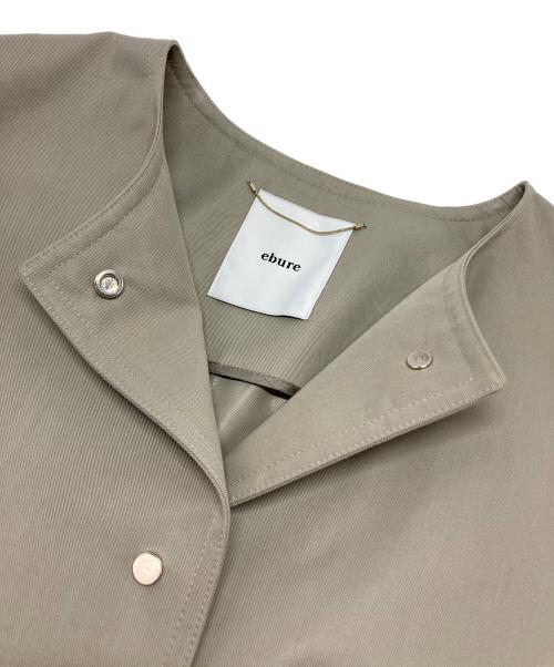 ebure（エブール）ebure (エブール) ハイカウントコットンツイルコート ベージュ サイズ:SIZE 36の古着・服飾アイテム