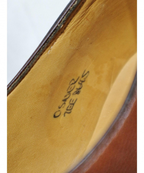 JOHN LOBB（ジョンロブ）JOHN LOBB (ジョンロブ) モンクストラップシューズ ブラウン サイズ:SIZE 7EE OSNER　ラスト8695の古着・服飾アイテム