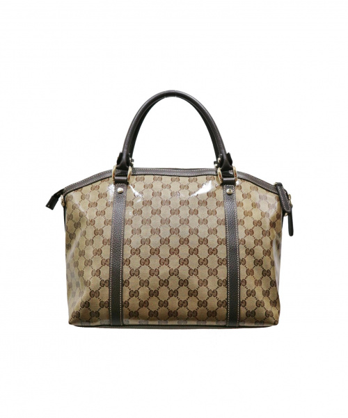 GUCCI（グッチ）GUCCI (グッチ) 2WAYトートバッグ ブラウン GGクリスタル 341503 213048の古着・服飾アイテム